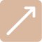 Stylized arrow icon on a beige background.
